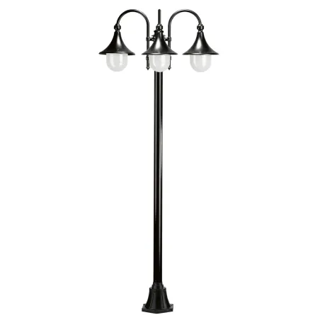 Lampadaire 3L. TROM IP43 E27 Noir.