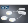 Éclairage de meubles spot Clever Connect Disc Blanc dépoli 12v-2,1W TunableWhite 2700K-6500k