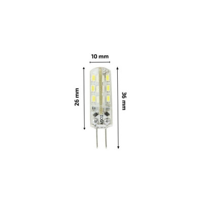 Ampoule LED g4 120 lumens extra fine diametre 10mmx36mm