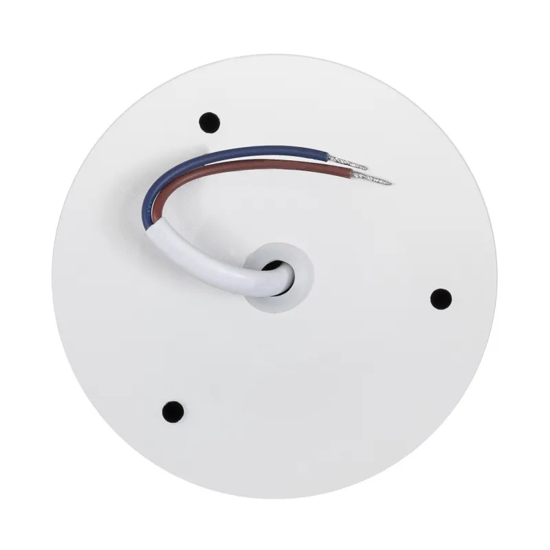 Applique plafonnier 15w led rond blanc orientable saillie