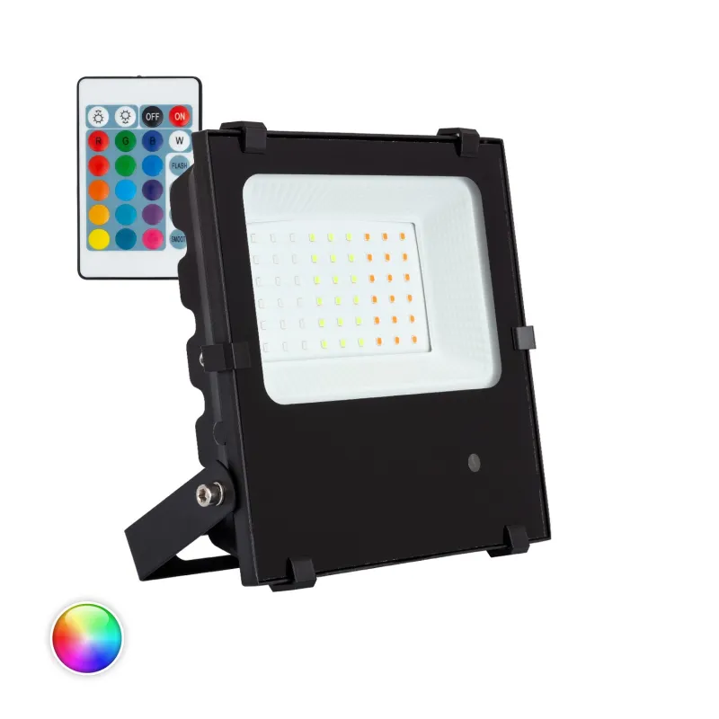 projecteur-30w-rgb-couleurs-noir-ip65-rocaille-jardin