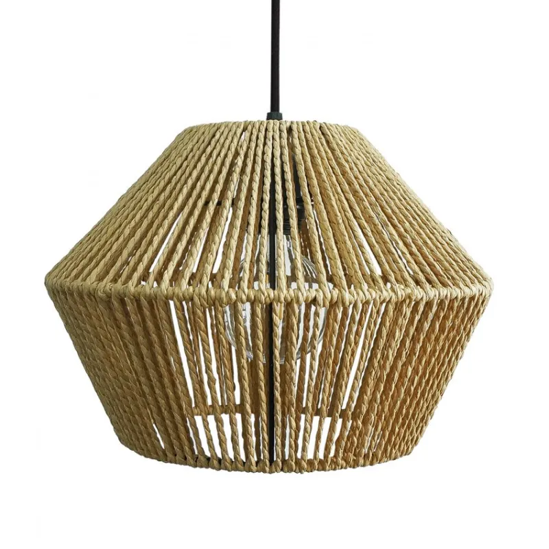 Suspension luminaire suspendu tressé culot e27