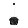 Suspension luminaire suspendu corde tressé noir culot e27