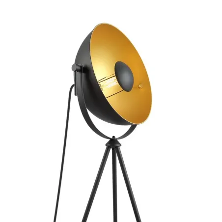 lampadaire-150cm-sur-trepied-noir-et-dore-culot-e27-vintage