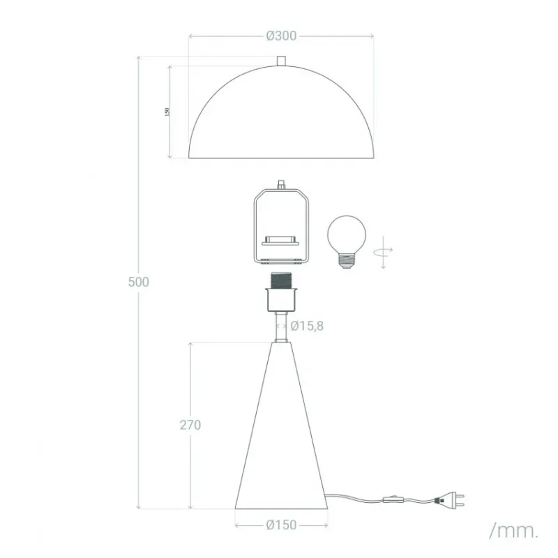lampe-de-table-aluminium-noir-culot-e27