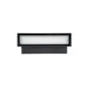 applique-murale-exterieur-noire-design-double-eclairage-led-12w-etanche-180mm