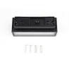 applique-murale-exterieur-noire-design-double-eclairage-led-12w-etanche-180mm