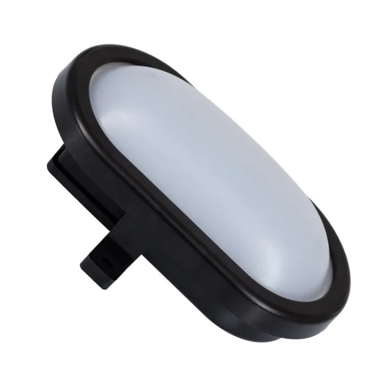 applique plafonnier ip54 hublot led exterieur rectangle noir