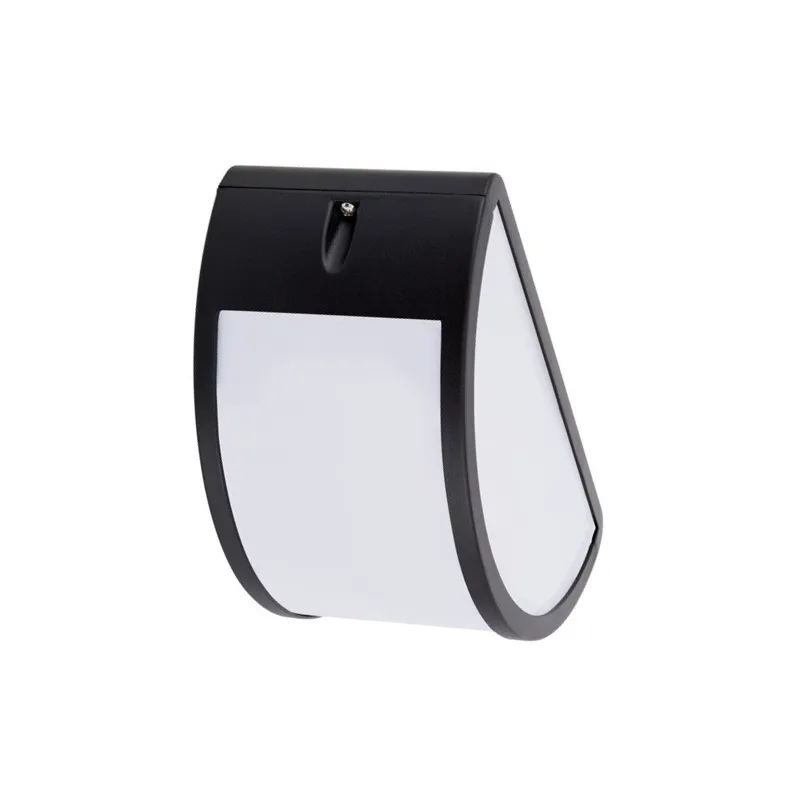 applique exterieur noire-demi lune-culot e27-ip44