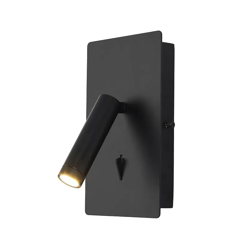 applique-murale-liseuse-led-avec-interrupteur-spot-patere-orientable-noire