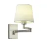 applique-murale-blanche-orientable-culot-e27-abat-jour