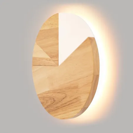 applique-murale-18w-led-rond-bois-1450-lumens