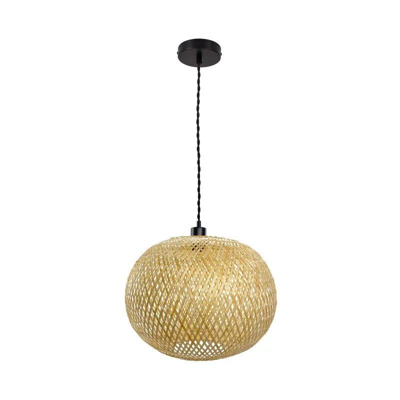 suspension-luminaire-suspendu-culot-e27-abat-jour-tresse