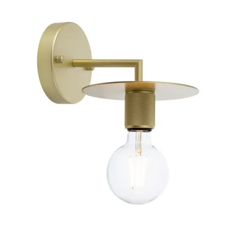 applique-murale-luminaire-acier-dore-culot-e27