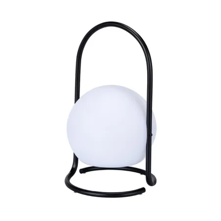 Lampe rechargeable led noire ip44 nomade portable etanche noir