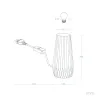 lampe-de-table-ceramique-blanche-culot-e14