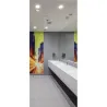 Encastrable 15w led rt2012 ip44 ultra plat recouvrable 175mm blanc-bbc