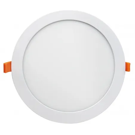 Encastrable 28w led rt2012 ip44 ultra plat recouvrable 300mm blanc-bbc