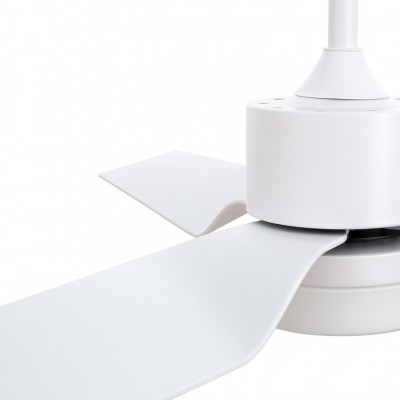Ventilateur de plafond 3 pales blanche-3 vitesses-diametre 132cm-15w led cct
