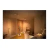 Applique plafonnier 4.3w led double tetes gris orientable saillie