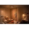 Applique plafonnier 13w led triple tetes blanc orientable saillie