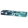 Applique plafonnier 18w led quatre tetes blanc orientable saillie