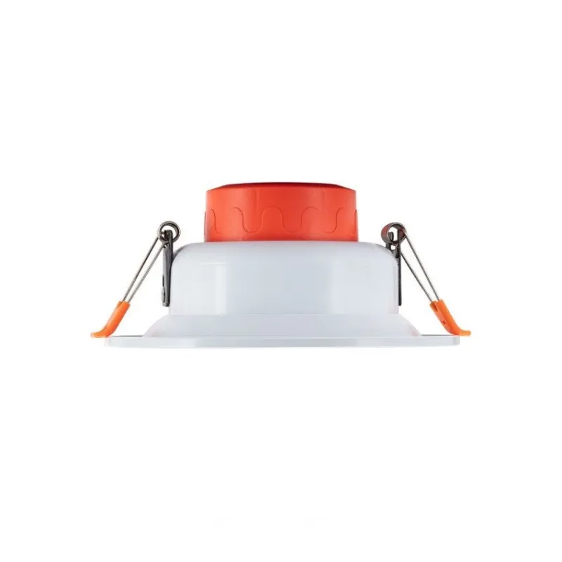 Downlight spot led rond blanc encastrable 6w-600 lumens