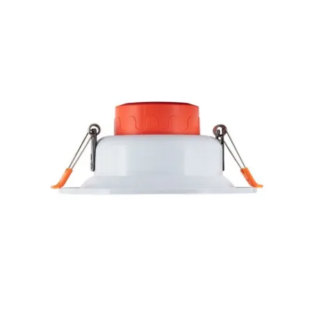 Downlight spot led rond blanc ip44 encastrable 10w-1000 lumens