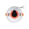 Downlight spot led rond blanc ip44 encastrable 16w-1600 lumens