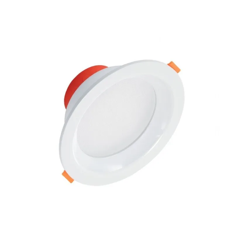 Downlight spot led rond blanc ip44 encastrable 16w-1600 lumens