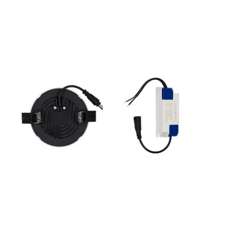 Downlight spot led rond blanc encastrable 8w-960 lumens