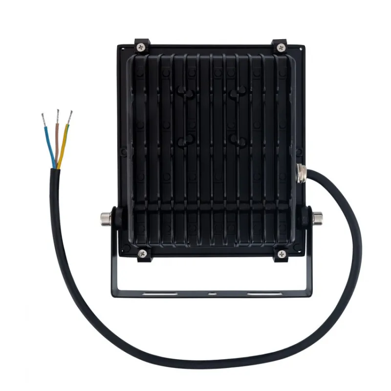 Projecteur à Led 20W ultra plat étanche exterieur noir-2700 lumens