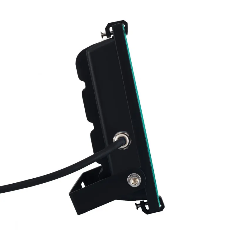 Projecteur à Led 20W ultra plat étanche exterieur noir-2700 lumens