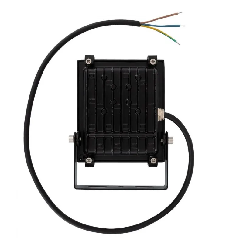 Projecteur led 10W-noir-ultra fin-ip65-1300 lumens etanche exterieur rocaille jardin