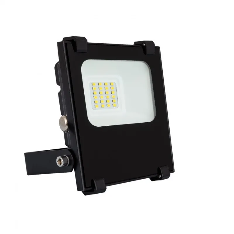 Projecteur led 10W-noir-ultra fin-ip65-1300 lumens etanche exterieur rocaille jardin