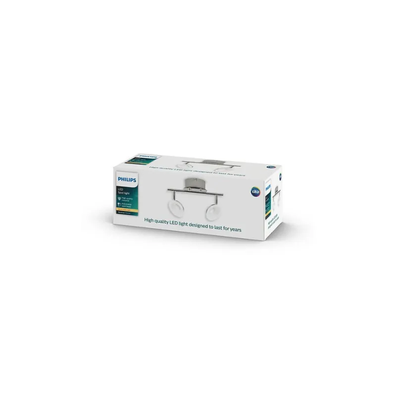 Plafonnier applique Philips double led 10w-880 lumens 230v