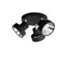 Applique plafonnier Philips 12.9w led triple têtes orientable noir saillie