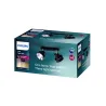 Applique plafonnier noir Philips 8.6w led double têtes orientable noire saillie