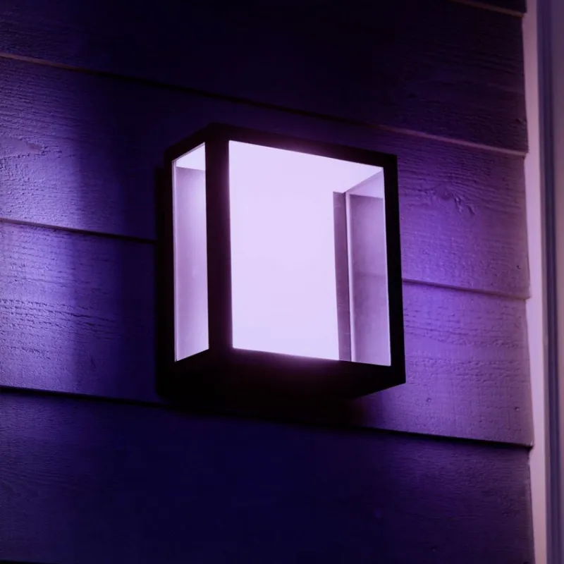 Applique extérieure rgbw Philips Hue 16w led 1200lm ip44 noire
