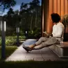 Borne potelet 76cm extérieure Philips 4.5w led 1000lm ip44 noire