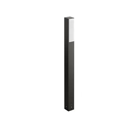 Borne potelet 76cm extérieure Philips 4.5w led 1000lm ip44 noire