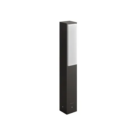 Borne potelet 40cm extérieure Philips 4.5w led 1000lm ip44 noire