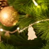 Guirlande a piles 2,2m décoration fêtes sapin table blanc chaud
