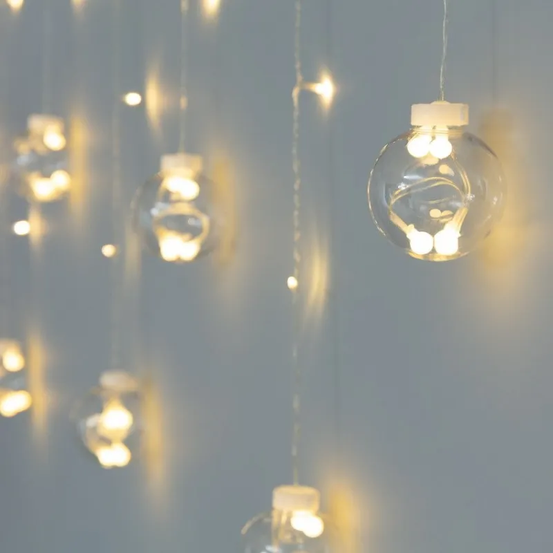 Guirlande boules led 220v 2.5m ip44