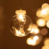 Guirlande boules led 220v 2.5m ip44