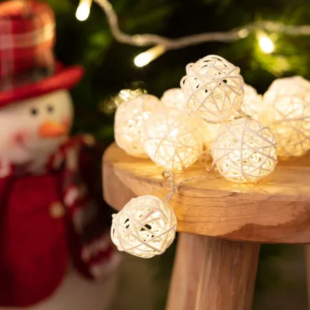 Guirlande led a piles décoration fêtes 1.6m
