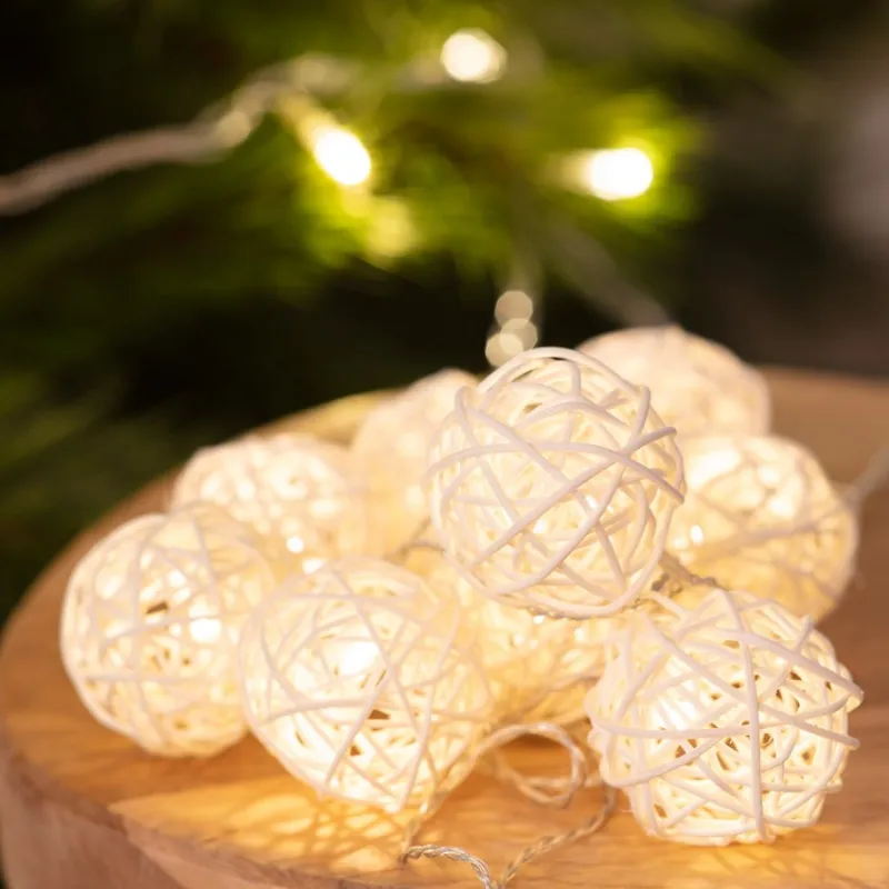 Guirlande led a piles décoration fêtes 1.6m