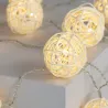 Guirlande led a piles décoration fêtes 1.6m