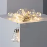 Guirlande 2m a piles bocal verre décoration de fêtes
