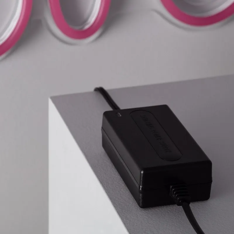 Lampe néon led sur secteur forme love amour rose tableau ip44